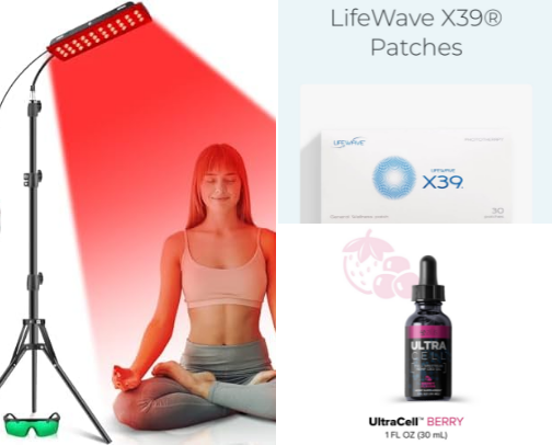Phototherapy, Red Light & Supplements cover photo collage