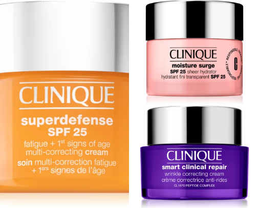 my faves from CLINIQUE cover photo collage