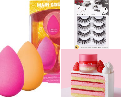 My favorite beauty products cover photo collage