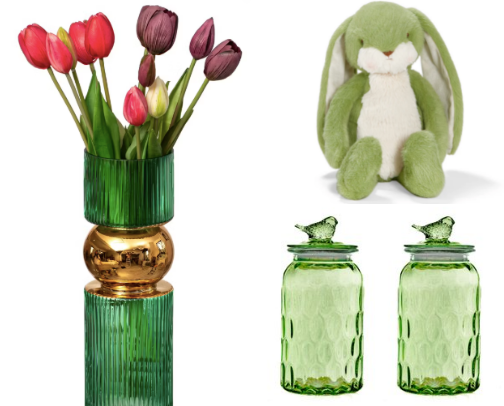 Green Aesthetic cover photo collage