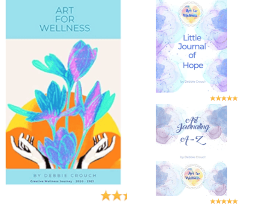 Published Books by Art for Wellness cover photo collage