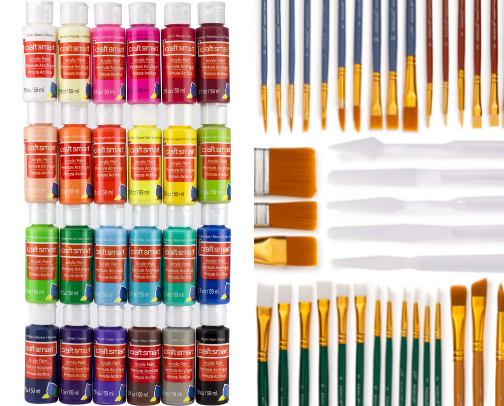 Painting Supplies cover photo collage