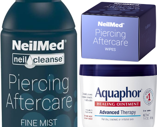 Must NEED Piercing Care cover photo collage