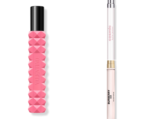 Travel-size perfume for convenience, perfect scent all the time cover photo collage