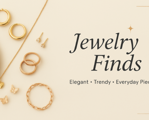 Jewelry Finds | Elegant, Trendy & Everyday Pieces cover photo collage
