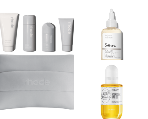 Glow-up essentials cover photo collage