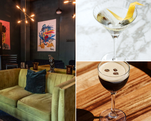 Cocktail Gals Approved | Vesper Atlanta cover photo collage