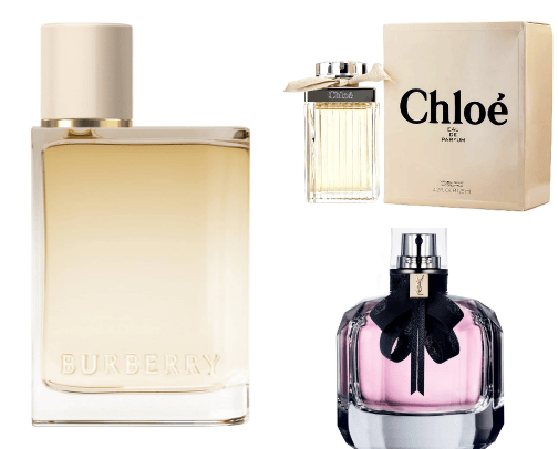 My favourite fragrances cover photo collage