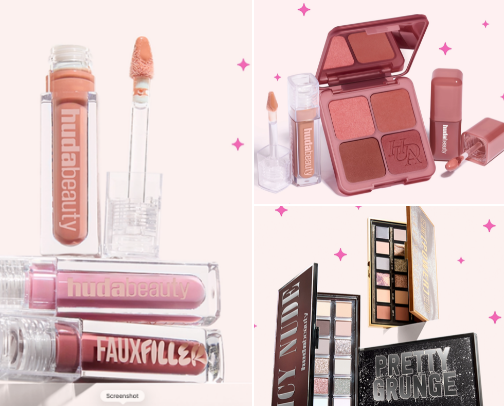 The Huda Beauty Edit — A Luxury Soft Glam Ritual cover photo collage