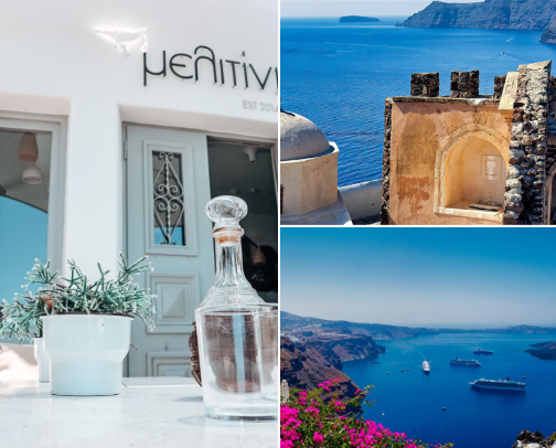 The best things to eat and do in Santorini cover photo collage