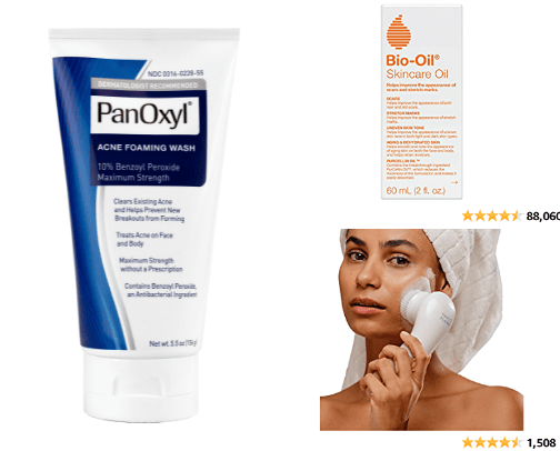 Skin Care cover photo collage