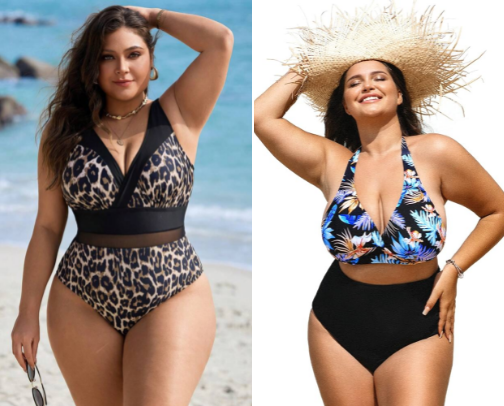 ​👙 Plus-Size Swimwear: Confident & Stunning Beach Looks cover photo collage