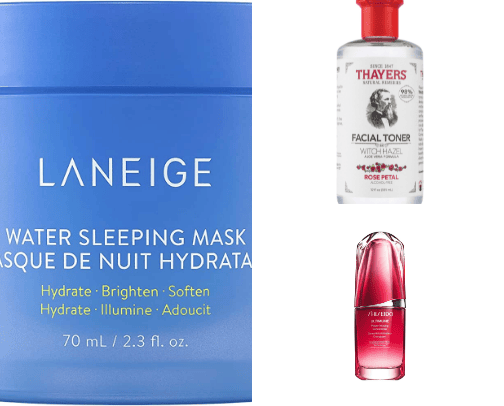Bedtime Skincare🌙 (normal to oily skin) cover photo collage