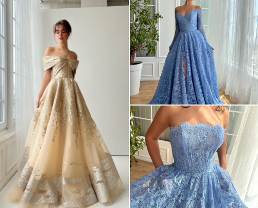 Princess grad dress cover photo collage