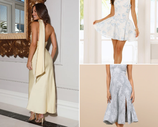 Dresses made for summer fairytale🌴💛 cover photo collage