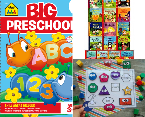 Pre-school to year 6 books and helpers. cover photo collage