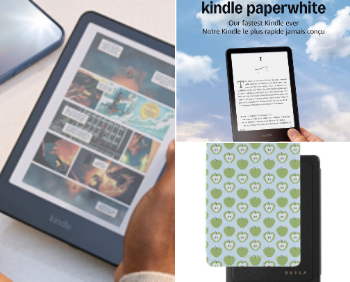 Kindle Books and Accessories cover photo collage