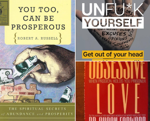 Growth Mindset Reading List: Self-Awareness & Success cover photo collage