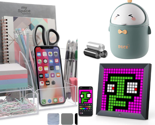Aesthetic Desk Setups for Creatives cover photo collage