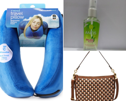 Girly solo travel essentials cover photo collage