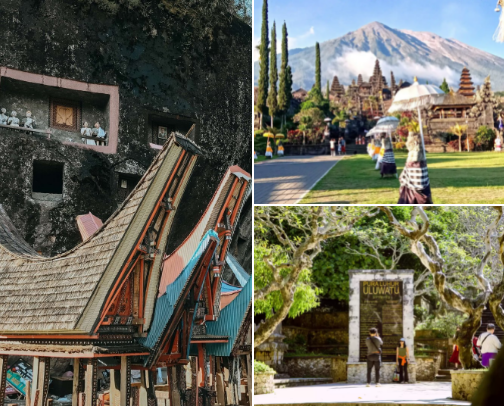 Central Indonesia recs cover photo collage