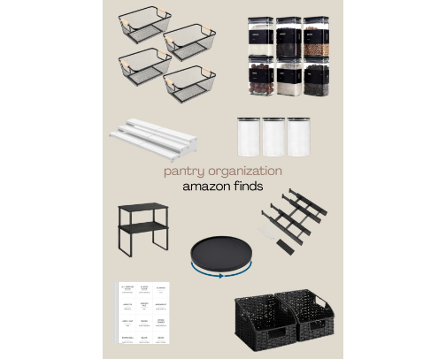 Pantry Organization Amazon Finds cover photo collage