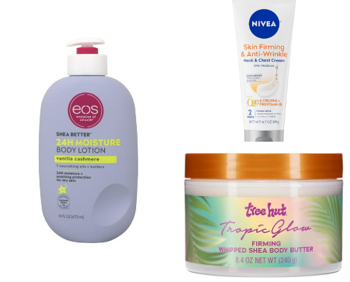 Lotions that actually hydrate your skin! cover photo collage