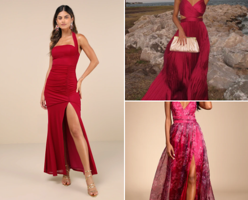 Valentines Dresses cover photo collage