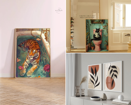 Elegant Wall Art Collection cover photo collage