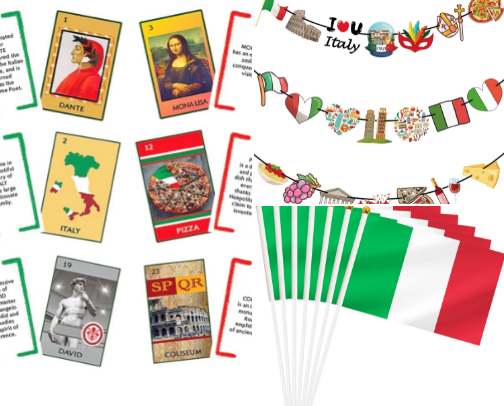 Prof’s Classroom and Italian Club Ideas cover photo collage