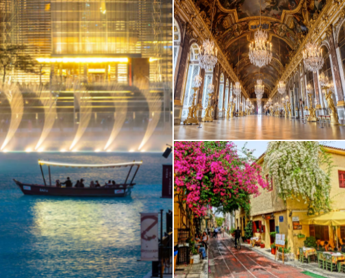 Places I recommend visiting around the world! cover photo collage