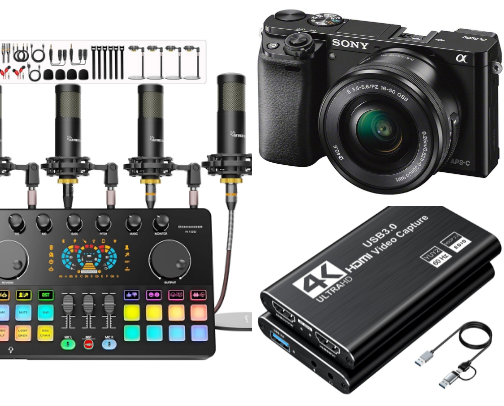 Podcast Equipment I Use & Love cover photo collage