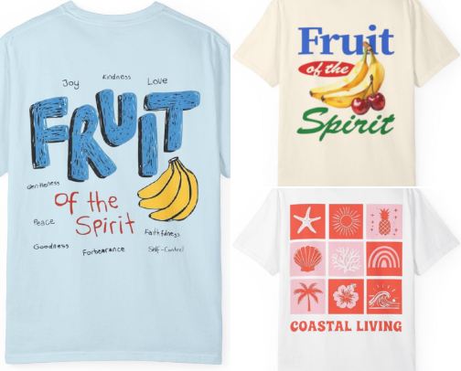 Graphic Tees ☀️🩵🍉 cover photo collage