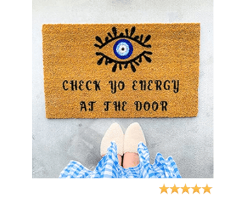 Good Vibes Doormat cover photo collage