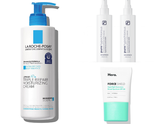 Skincare routine for sensitive skin! cover photo collage