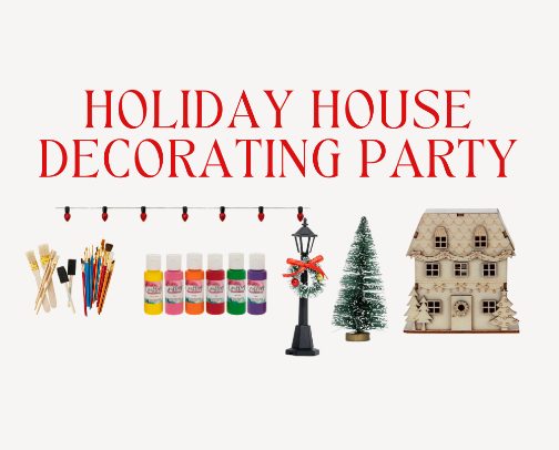 Holiday Craft House Decorating Party cover photo collage