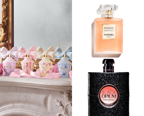 Fragrances cover photo collage