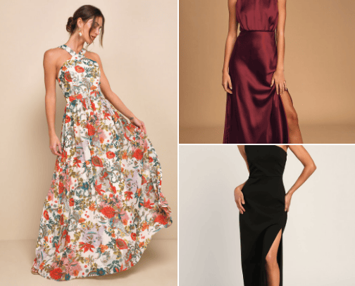 Wedding guest dress |2024| ~ curvy body cover photo collage
