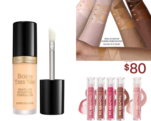 Beauty And Makeup Products For Women At All Price Ranges TikTok Exclusive Face Products, Eye Products, and Lip Products And More - Recs cover photo collage