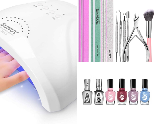 Beginner nail tech . cover photo collage