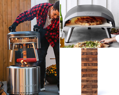 Outdoor entertaining, gardening and grill recipes. cover photo collage