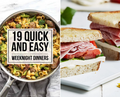 Breakfast, Lunch and Dinner cover photo collage