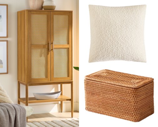 Warm & Woven Home: Practical Decor for Family Life cover photo collage