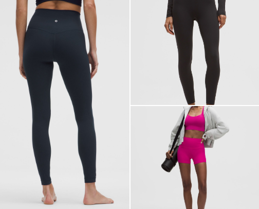lululemon favorites for pilates & gym cover photo collage