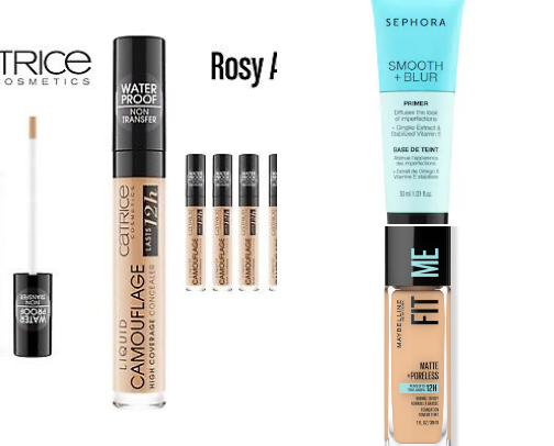afordable makeup routine cover photo collage