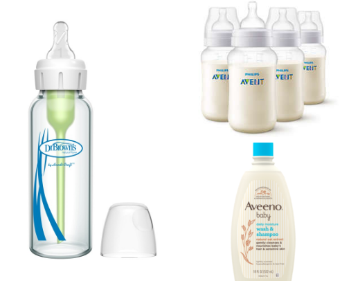 Baby essentials cover photo collage
