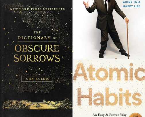 My favorite book recommendations cover photo collage
