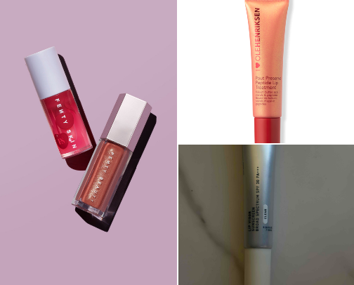 Lip care cover photo collage