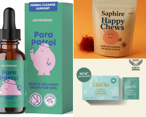 Recommended Vitamins & Naturopathic Supplements for Toddlers cover photo collage