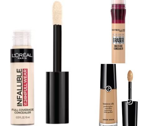 concealers cover photo collage